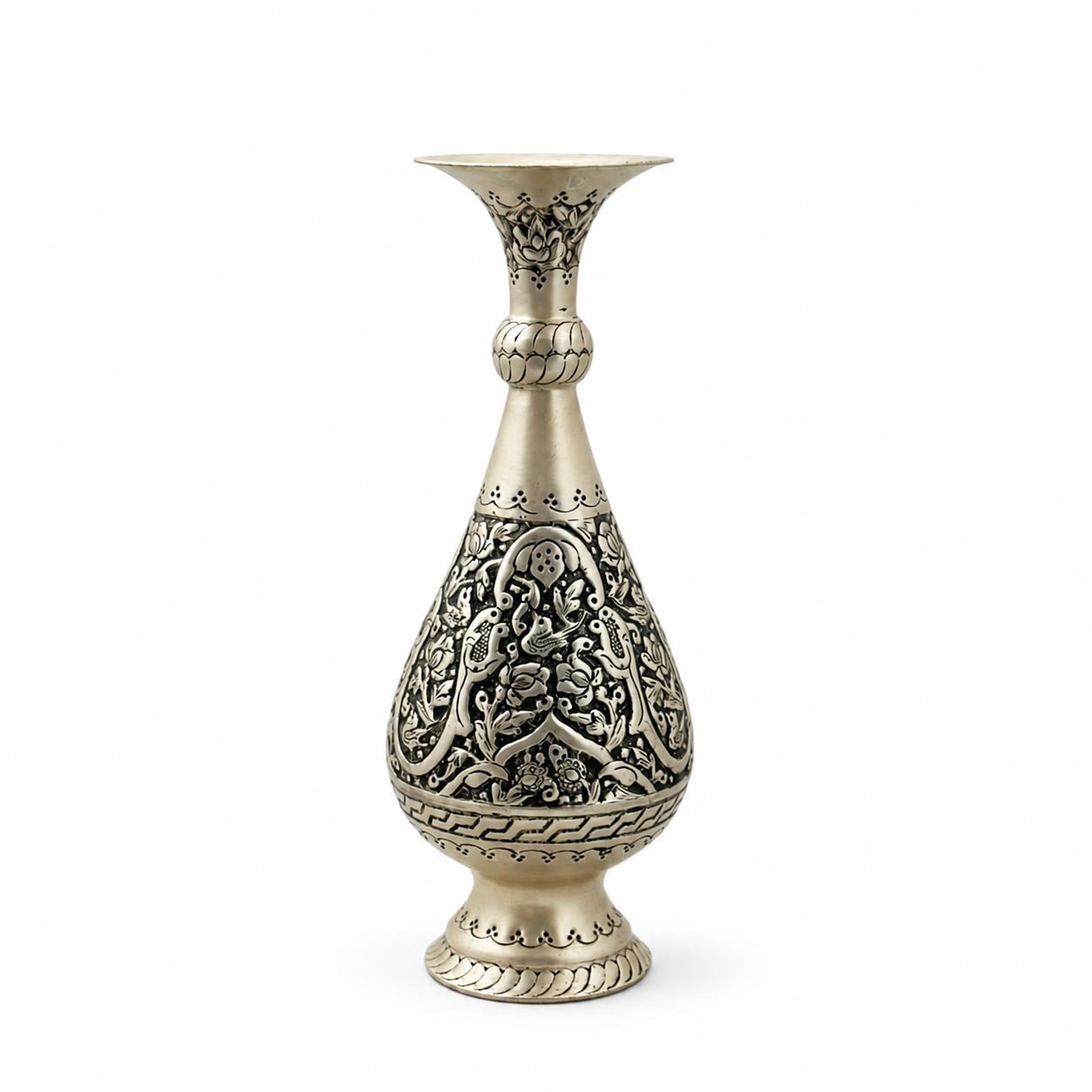 گلدان ارغوان نقره